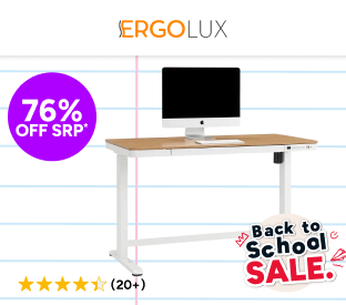 Ergolux Sorrento Electric Standing Desk with Drawer 120 x 60cm Product Image