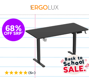 Ergolux Electric Dual Motor Standing Desk 140 x 70cm Product Image