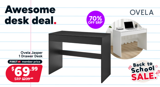 Ovela Jasper 1 Drawer Desk