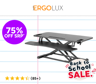 Ergolux Pro Height Adjustable Sit Stand Desk Riser 95cm Product Image