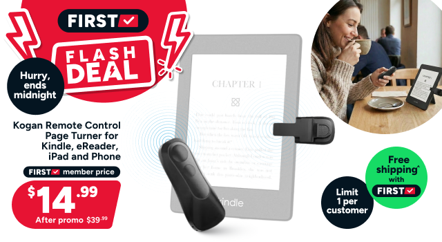 Kogan Remote Control Page Turner for Kindle, eReader, iPad and Phone