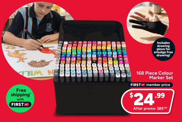 168 Piece Colour Marker Set