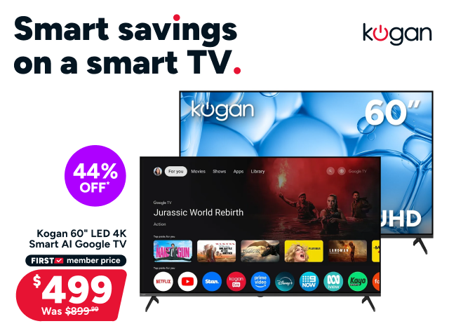 Kogan 60" LED 4K Smart AI Google TV