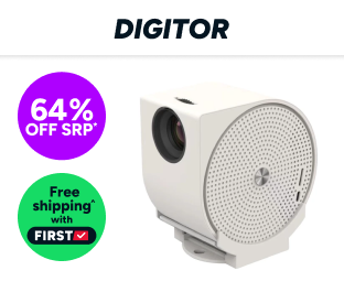 Digitor Freestyle Mini Portable Smart Projector Product Image