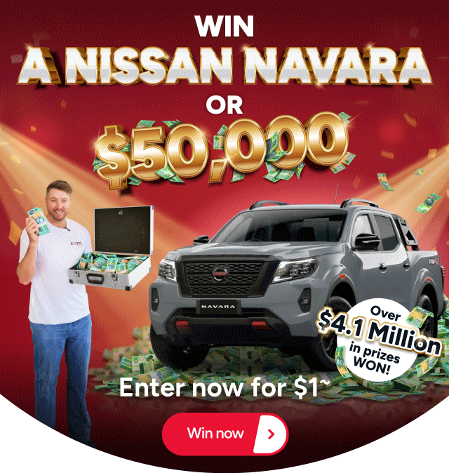 WIN a Nissan Navara or $50,000