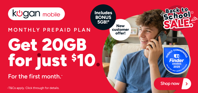 Kogan Mobile - 20GB for $10 for the first month-