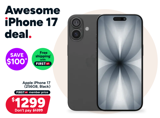 Apple iPhone 17 (256GB, Black)