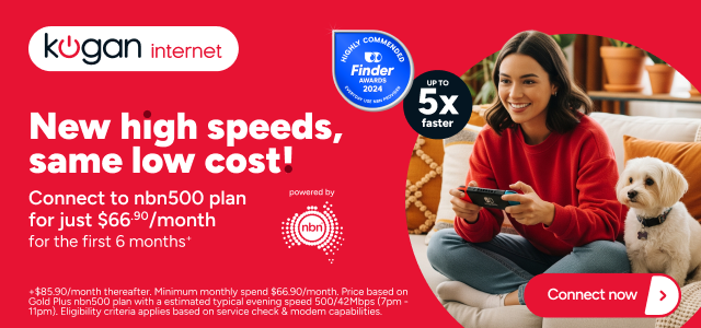 Kogan Internet - nbn500 for $66.90/month for the first 6 months +