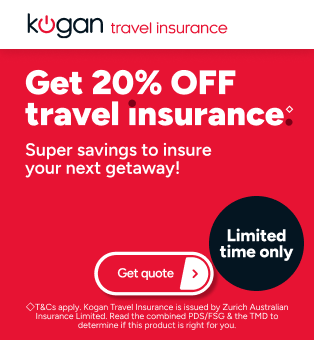 Kogan Travel Insurance Boxing Day - Get 20% off Travel Insurance