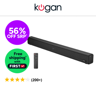 Kogan 2.1 Channel 140W Dolby Atmos Soundbar with Built-in Subwoofer Product Image