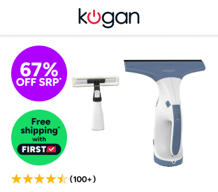Kogan StainClean Window Vacuum Cleaner V10 Product Image