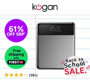 Kogan EnergyMax 20000mAh 100W PD Ultra Slim Blade Laptop Power Bank Product Image