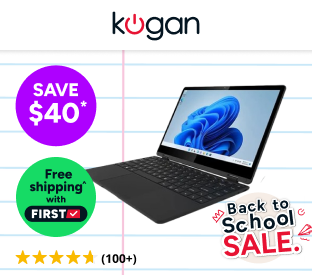 Kogan Atlas K700 13.3" 2-in-1 USB-C Touchscreen Laptop with Windows 11 Pro (128GB) Product Image