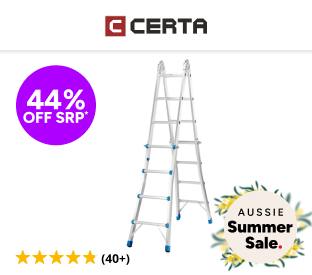 Certa 4m Multipurpose Telescopic Foldable Ladder with Platform Product Image