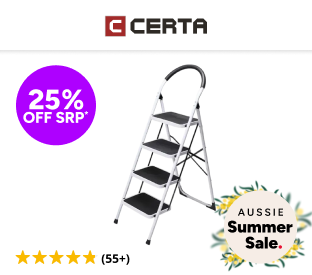 Certa Steel Frame 4-Step Folding Ladder Product Image