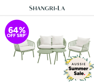 Shangri-La Chapman Outdoor Armchair and Table Set Product Image
