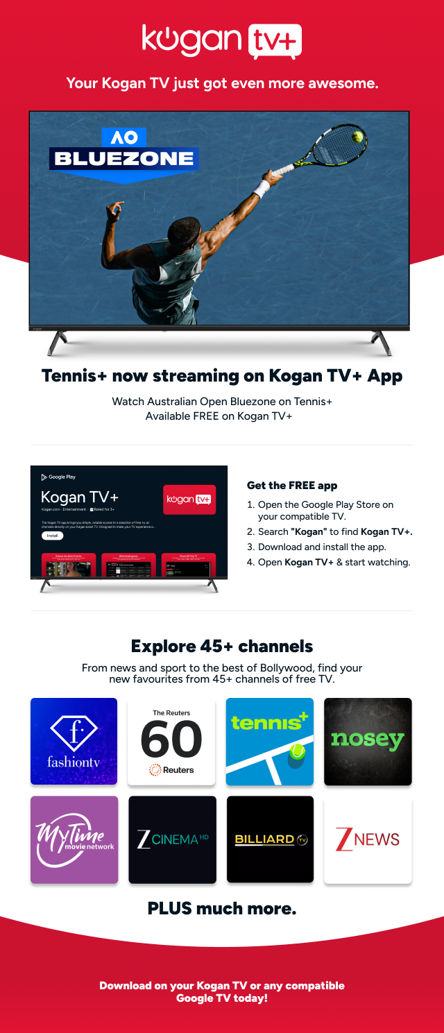 Kogan TV+ - Tennis+