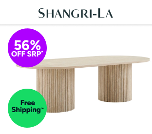 Shangri-La Noosa Travertine-Look Coffee Table (Natural) Product Image