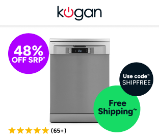 Kogan 60cm Freestanding Dishwasher (14 Place, Stainless Steel) Product Image