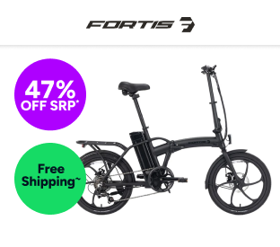 Fortis Shimano 7-Speed 20" Foldable Electric Bike Product Image