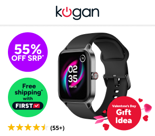 Kogan Active 4 Pro GPS Smart Sports Watch (Black) Product Image
