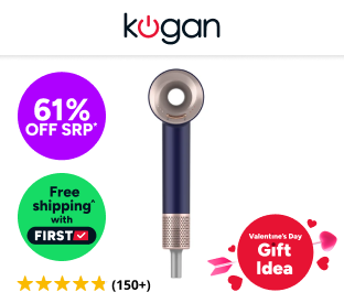 Kogan Ionic High Speed Hair Dryer (Navy/Gold) Product Image