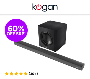 Kogan 7.1.2 Channel 750W Dolby Atmos Soundbar with Wireless Subwoofer Product Image