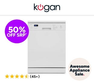 Kogan 60cm Freestanding Dishwasher (12 Place, White) Product Image