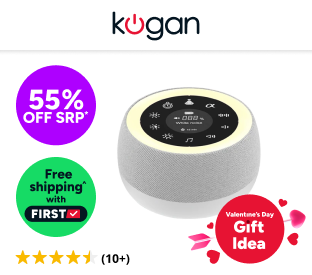 Kogan White Noise Machine and Night Light Product Image