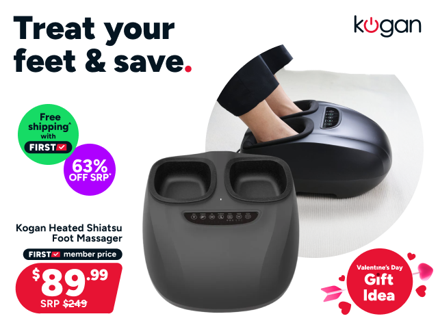 Kogan Heated Shiatsu Foot Massager