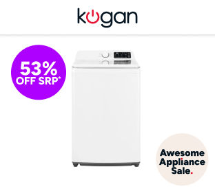 Kogan 12kg Top Load Washing Machine (White) Product Image