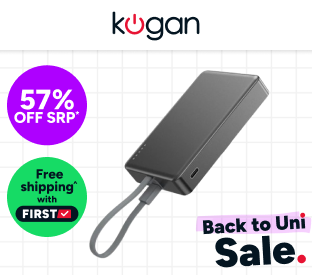 Kogan MagPulse 10000mAh Ultra Thin MagSafe Compatible Power Bank Product Image