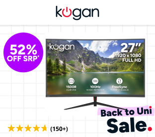 Kogan 27" Curved Full HD 100Hz FreeSync Monitor Product Image
