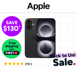 Apple iPhone 16 (128GB, Black) Product Image