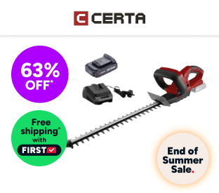 Certa PowerPlus 20V Hedge Trimmer (Skin + 2.0Ah Battery + Charger) Product Image