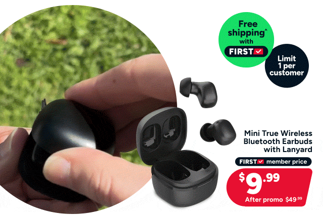 Mini True Wireless Bluetooth Earbuds with Lanyard