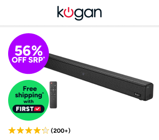 Kogan 2.1 Channel 140W Dolby Atmos Soundbar with Built-in Subwoofer Product Image