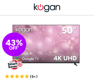Kogan 50" LED 4K Smart AI Google TV Product Image