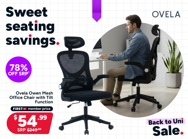 Ovela Owen Mesh Office Chair with Tilt Function