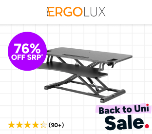 Ergolux Pro Height Adjustable Sit Stand Desk Riser 95cm Product Image