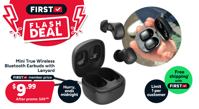 Mini True Wireless Bluetooth Earbuds with Lanyard