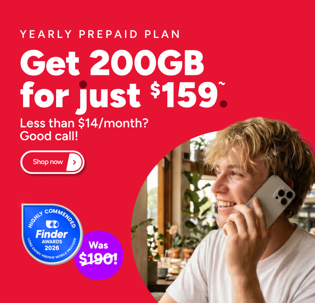 Kogan Mobile - 200GB for $159 ~