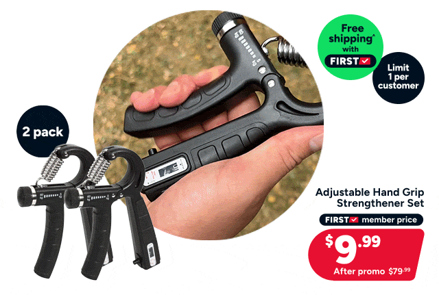 Adjustable Hand Grip Strengthener Set