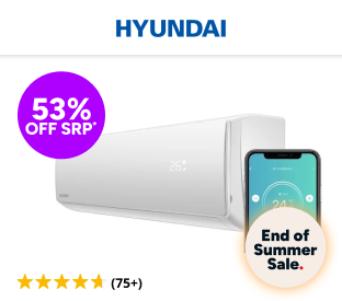 Hyundai 8.8kW Inverter Smart Split System Air Conditioner (Reverse Cycle) Product Image