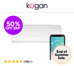 Kogan SmarterHome™ 2.6kW Inverter Split System Air Conditioner (Reverse Cycle) Product Image