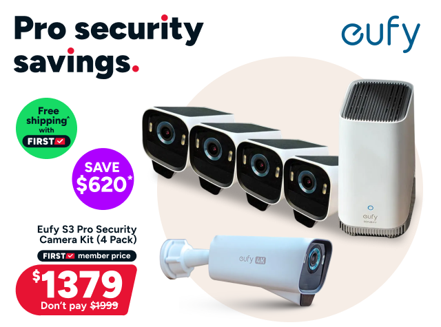 Eufy S3 Pro Security Camera Kit (4 Pack)