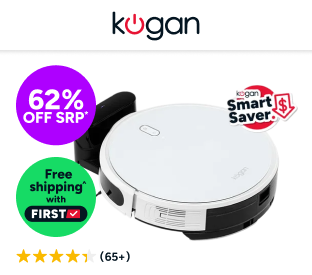 Kogan SmarterHome™ LX14 Laser Robot Vacuum Cleaner and Mop Product Image