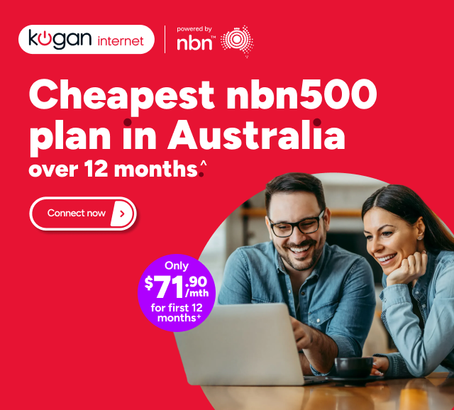 Kogan Internet - Cheapest nbn500 plan in Australia over 12 months ^