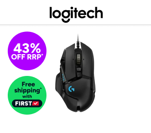 Logitech G502 HERO High Performance Gaming Mouse Product Image