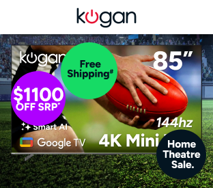 Kogan 85" Mini-LED QLED Pro 4K 144Hz Smart AI Google TV Product Image